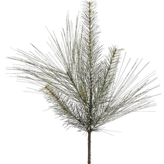 Snowy Silk Pine Branch 67cm